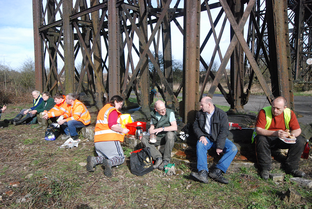 Volunteer work day.  April 1st. Get outside and enjoy those April showers