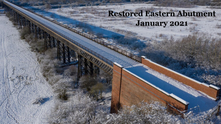 Eastern abutment nears completion