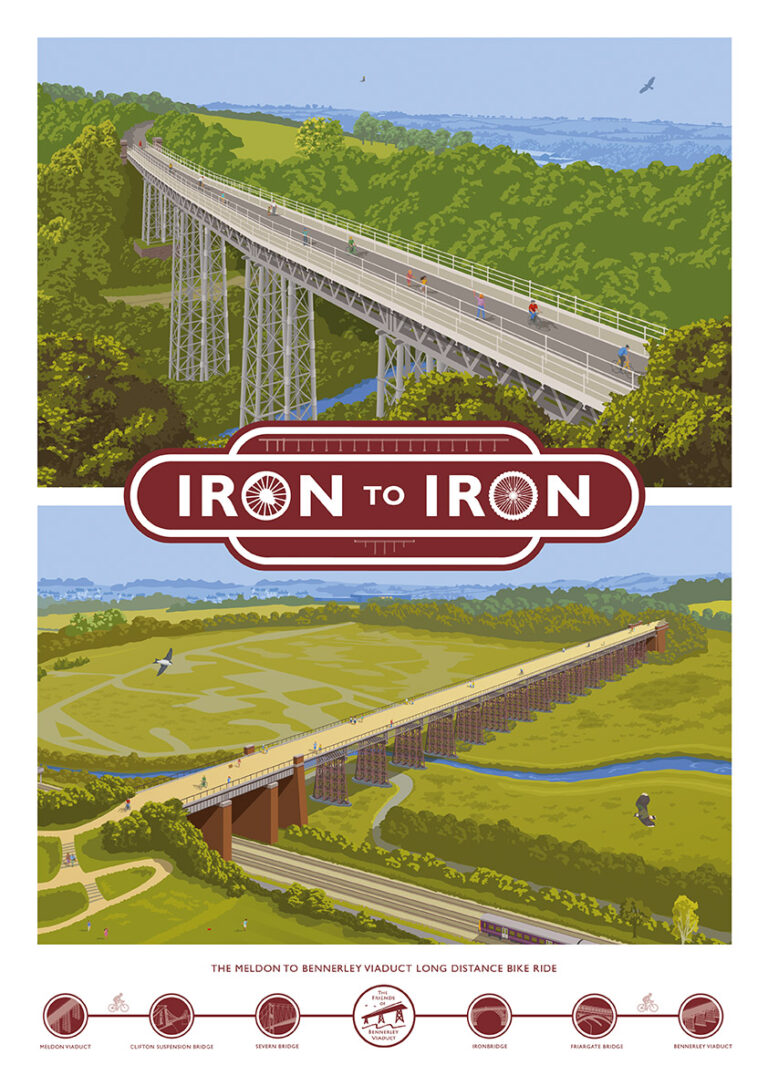 Cyclists to link iron viaducts in new 300 mile route