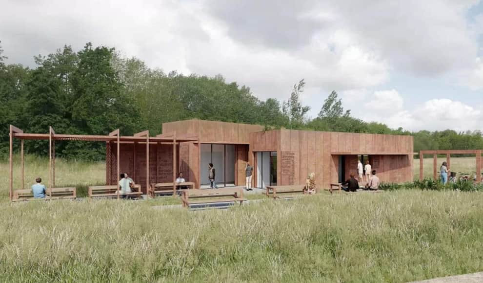 visual representation of a visitor centre at Bennerley